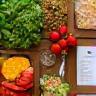 Personalised meal plan foods on table